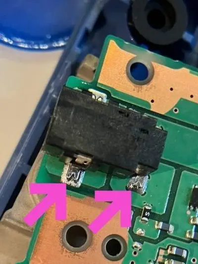 ジャックのはんだ写真3