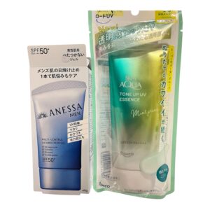 アネッサフォーメンとスキンアクアの商品外観画像