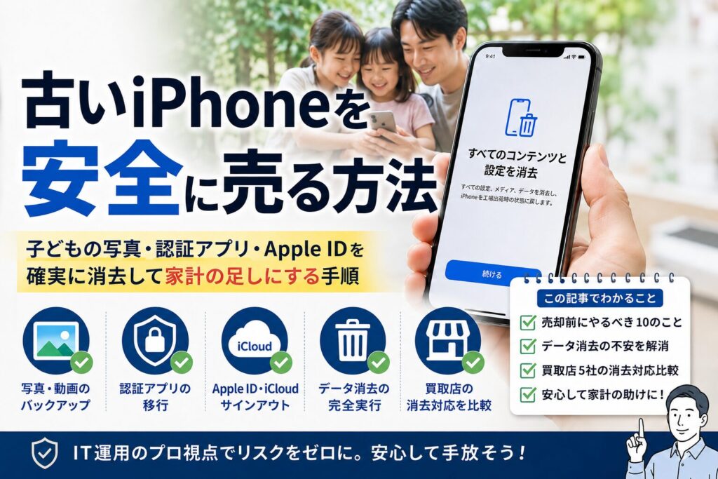 古いiPhoneを安全に売る方法アイキャッチ画像