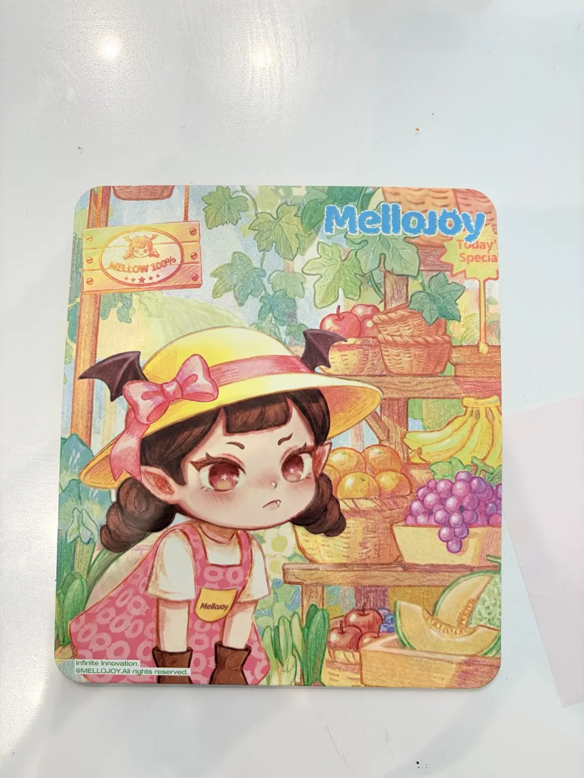 Mellojoyフルーツマーケットに付属するイラストカード